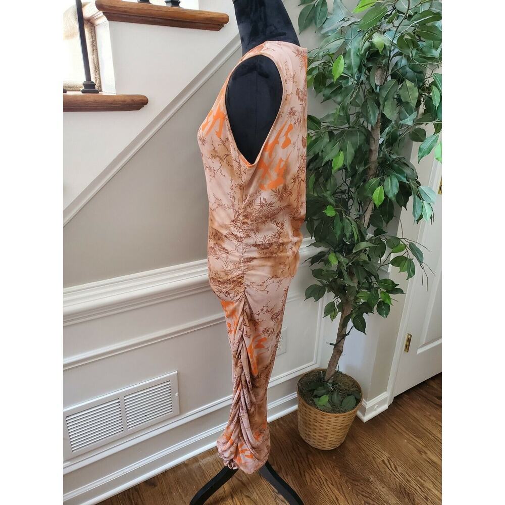 Prettylittlething Women Brown Polyester Round Neck Sleeveless Long Maxi Dress 14 - Picture 6 of 11